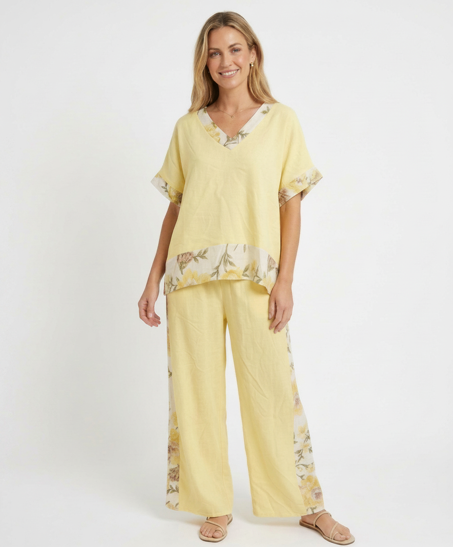 Trousers — yellow/ /giallo