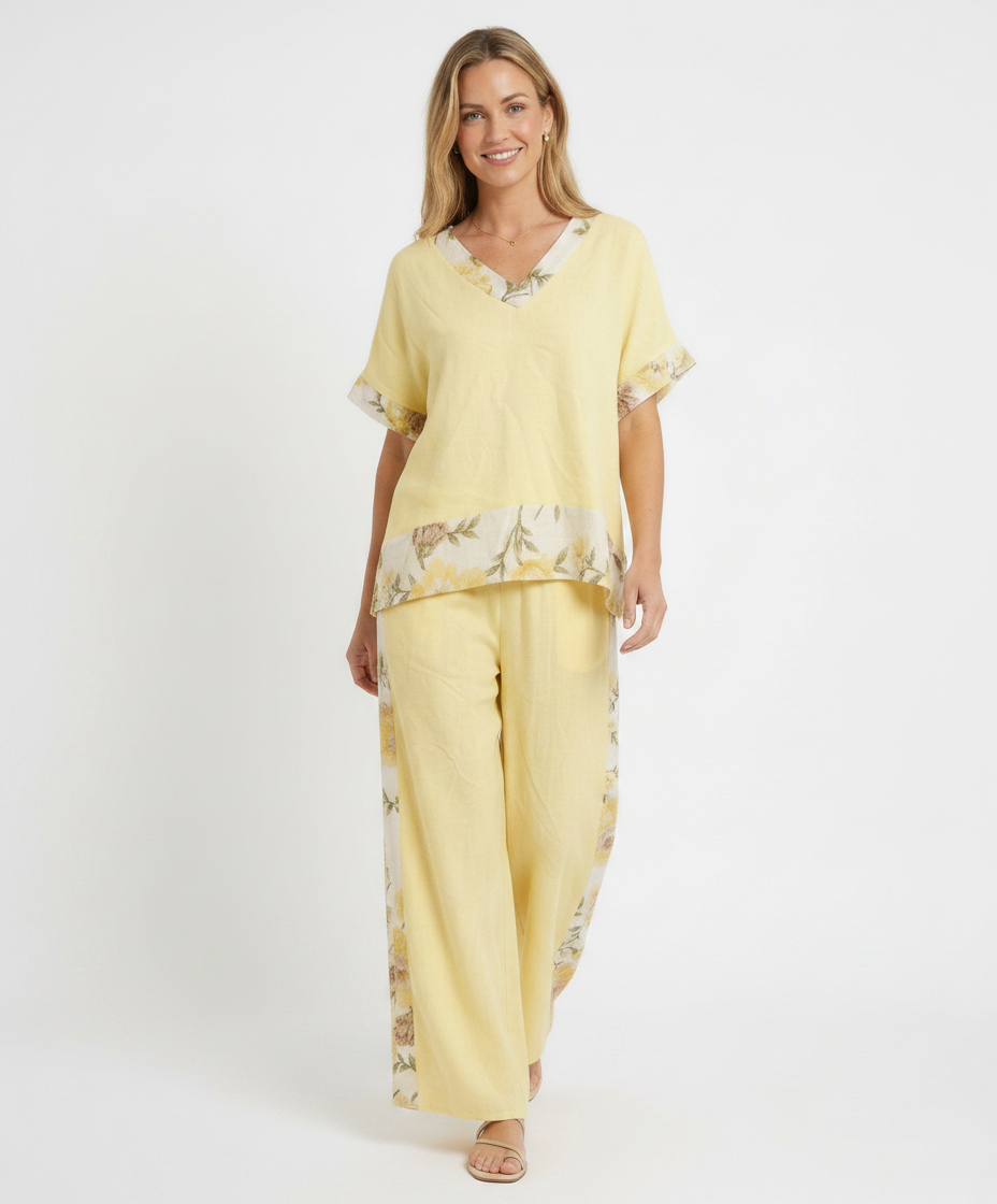 Trousers — yellow/ /giallo