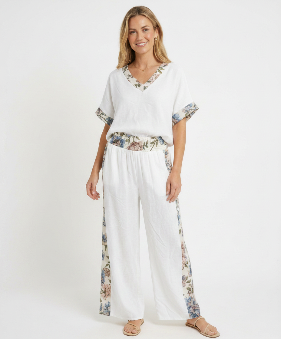 Trousers — WHITE/ /bianco